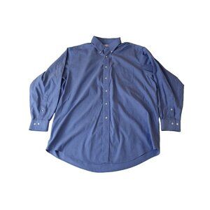 Brooks Brothers Blue Button-Down Oxford Shirt Men’s 17–34/35 Non-Iron SEE PHOTOS
